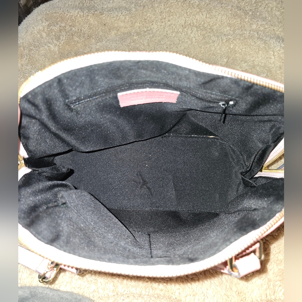 Borse En Pelle. Pink Saffiano Dome Satchel. Made In Italy. EUC - Picture 11 of 14